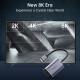 Перехідник USB 3.1 Type-C M - HDMI F, 0,15m 8K 60Hz Choetech чорний