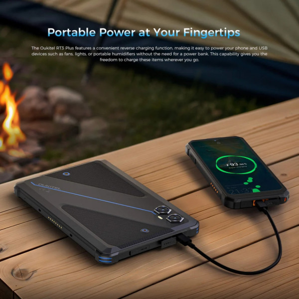 Планшет Oukitel RT3plus 8” HD / 4GB/128GB / G81 / 11000mAh / 16+8Мп / IP69K / LTE Blue