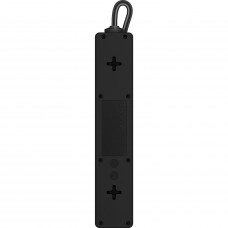 Power filtr 5,0м Defender ES, чорний, 5 розеток, з вимикачем