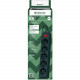 Power filtr 5,0м Defender ES, чорний, 5 розеток, з вимикачем