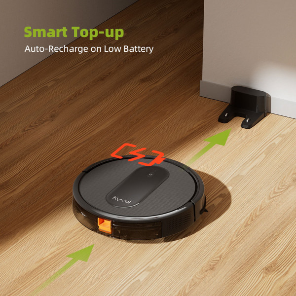 Робот пилосос Kyvol Cybovac D10 Random/250ml+200ml/2600mA/2000pa/Google Assistant,Amazon AlexaBlack