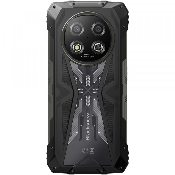 Смартфон Blackview ROCK 2 6.67" HD+ /12GB/256GB/ T8100 /15000mAh / 16+13Мп /IP69K/Black