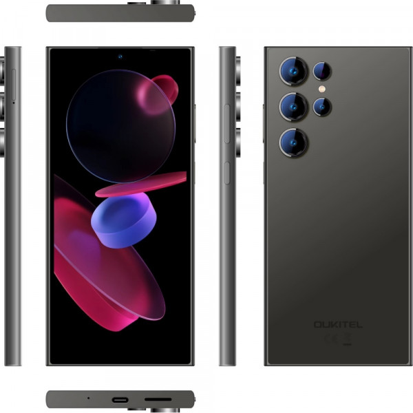 Смартфон Oukitel C61 6.88" HD+ /4GB/128GB/ T606 /5150mAh/ 13+5Мп / Black