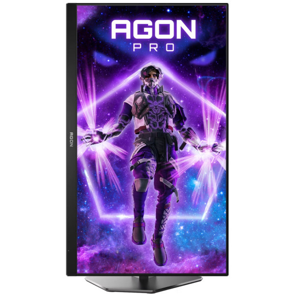 TFT 24.1" AOC AG246FK6, Ultra-Fast TN eSports, 610Hz, 2xHDMI, DP, USB-hub, HAS, Pivot, чорно-сірий