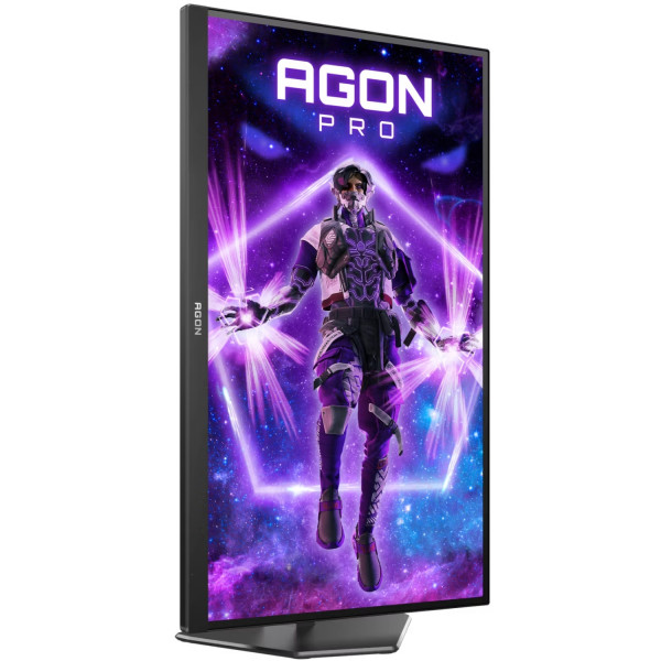 TFT 24.1" AOC AG246FK6, Ultra-Fast TN eSports, 610Hz, 2xHDMI, DP, USB-hub, HAS, Pivot, чорно-сірий