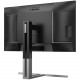 TFT 27" AOC U27U3CV, Nano IPS, 2хHDMI, DP, USB-C, USB-hub, HAS, Pivot, кол., чорно-срібл