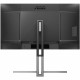 TFT 27" AOC U27U3CV, Nano IPS, 2хHDMI, DP, USB-C, USB-hub, HAS, Pivot, кол., чорно-срібл