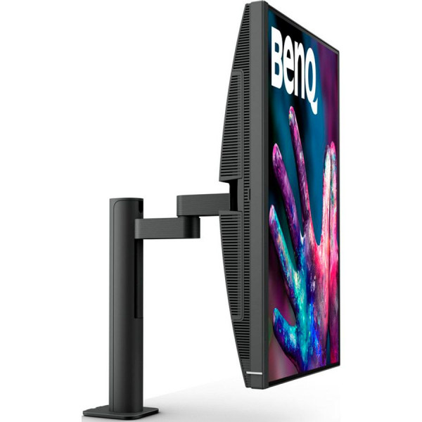 TFT 27" BenQ PD2705UA, IPS, 4K UHD, 99% sRGB, HDMI, DP, USB-C, USB-hub, HAS, колонки, темно-сірий