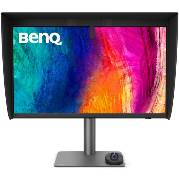 TFT 27" BenQ PD2770U, IPS, 4K UHD, HDMI, DP, USB-C, USB-hub, HAS, колонки, темно-сірий