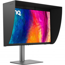 TFT 27" BenQ PD2770U, IPS, 4K UHD, HDMI, DP, USB-C, USB-hub, HAS, колонки, темно-сірий
