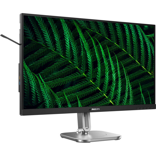 TFT 27" Philips 27B2G5500, QHD IPS,100Hz, 2xHDMI, DP, USB-hub, HAS, Pivot, кол., сріблясто-сірий