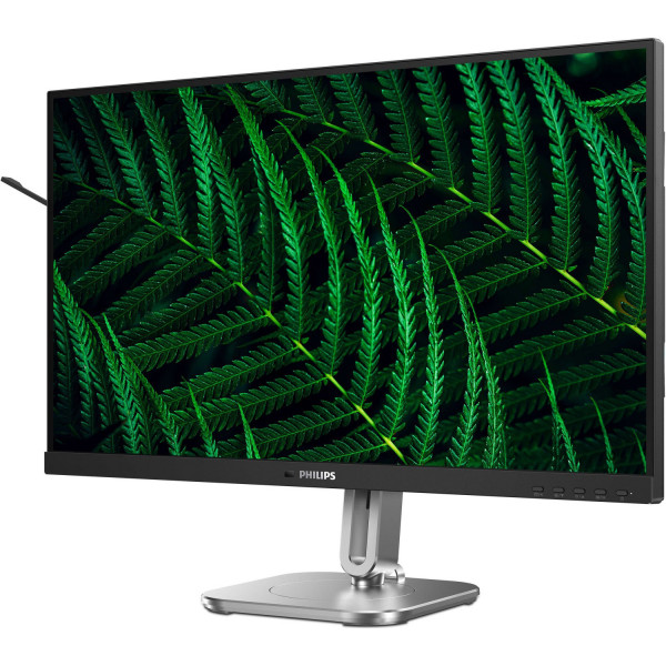 TFT 27" Philips 27B2G5500, QHD IPS,100Hz, 2xHDMI, DP, USB-hub, HAS, Pivot, кол., сріблясто-сірий