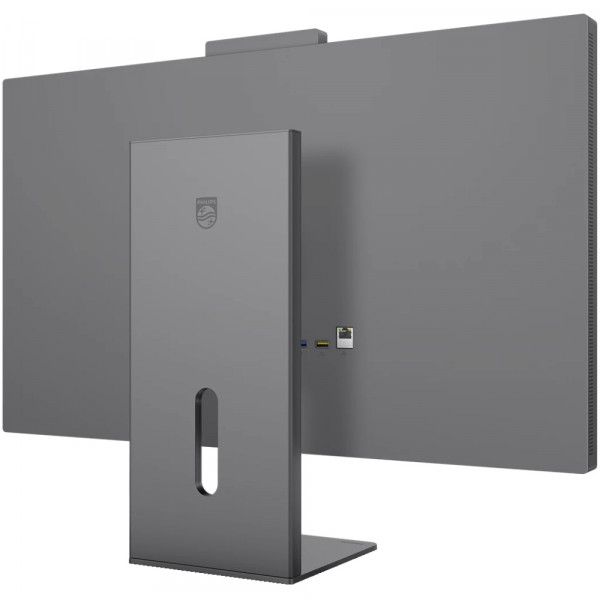 TFT 27" Philips 27E3U7903, 5K UHD, IPS, HDMI, DP, USB-C, RJ-45, USB-hub, Cam, HAS, Pivot,кол.,сірий