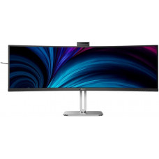 TFT 48.8" Philips 49B2U6900CH, VA 5120x1440, вигн., 2xHDMI, DP, 2xUSB-C, RJ-45, USB-hub, cam,HAS,кол