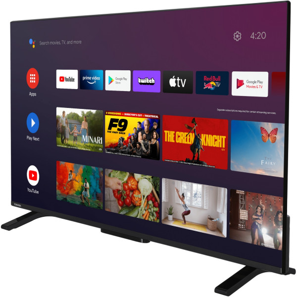 TV 50 Toshiba 50UA2363DG UHD/LED/T2/Android 11/2 x 10W/Dolby Digital/HDMI/Wi-Fi/VESA 200 x 200 M4/Bl