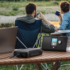 УМБ Sandberg Survivor 76800mAh DC91W PD100W,2xUSB-С+USB-A18W,Cigar Lighter120W,QI-15W,наскрізне живл