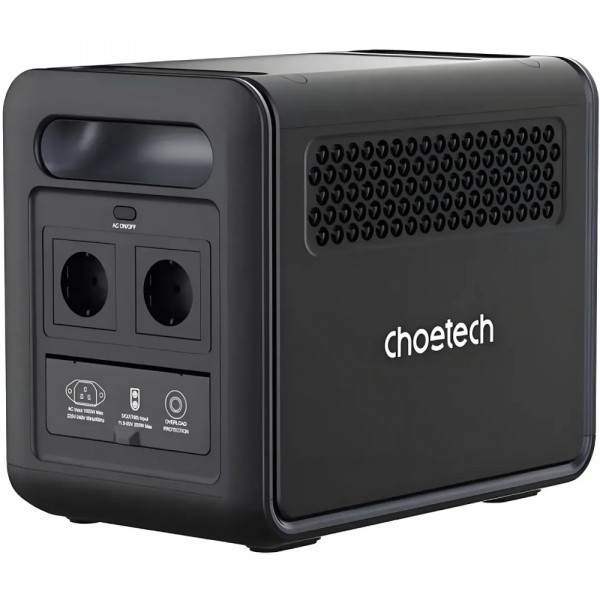 Зарядна станція Choetech BS068 1200Вт (1024Вт/г) AC,LiFePo4,MPPT, UPS, USB-C PD100 Вт