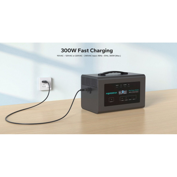 Зарядна станція Marsriva MP6 Pro 600Вт (627.2 Вт/г) LiFePO4