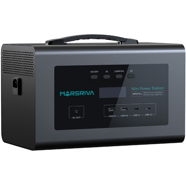 Зарядна станція Marsriva MP6 Pro 600Вт (627.2 Вт/г) LiFePO4
