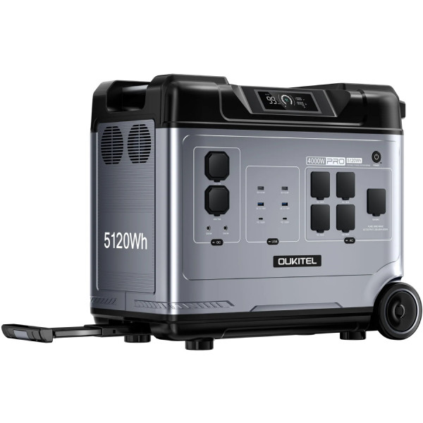 Зарядна станція Oukitel P5000 PRO 4000Вт (5120Вт/г) LiFePo4 UPS, MPPT, PD100 Вт