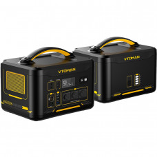 Зарядна станція Vtoman Jump 1500X PB-22 (828 Вт/г) + Extra Battery Jump PB-26 (1548 Вт/г)