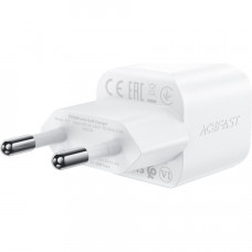 Зарядний пристрій 1xUSB-C 30W Gan A77 mini + USB-C cable Fast Charger White Acefast