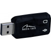 Звукова карта USB AUX jack, 2*TRS (Mic + Ear) Virtual 5.1 Channel, Media-Tech