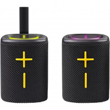 Акустична система 1.0 Defender Union 20Вт BT/USB/TF/AUX/2-in-1/RGB чорна