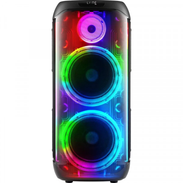 Акустична система 2.0 Defender Boomer 130 120Вт BT/FM/TF/USB/MIC/LED, чорна