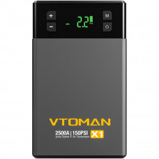 Автомобільний Jump Starter X1 2500A, компресор 150PSI 18000mAh USB QC3.0 DC15V/10A LED Light Vtoman