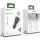 Автозарядка 2xUSB 63W (USB-C + USB-A) B6 with digital display Acefast