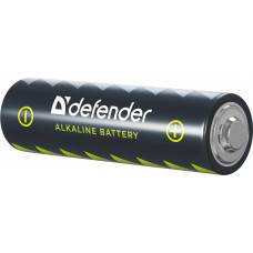 Батарейка AA/LR06 Лужна, Defender, (плівка 4 шт.)