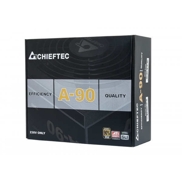 БЖ 550W Chieftec A-90 GDP-550C 140 mm, >90%, Modular, Retail Box