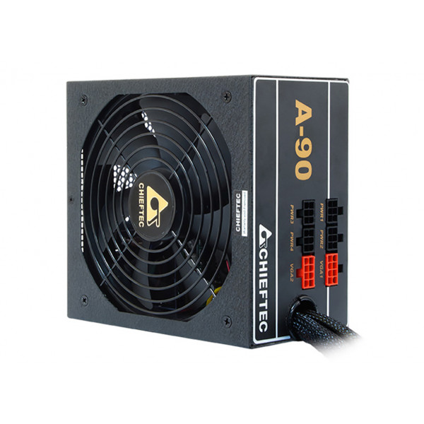 БЖ 750W Chieftec A-90 GDP-750C, 140 mm, >90%, Modular, Retail Box