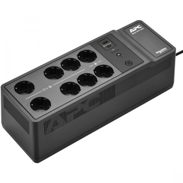 ДБЖ APC Back UPS 850VA/520W, USB charging port, USB, 6+2 Schuko (BE850G2-GR)