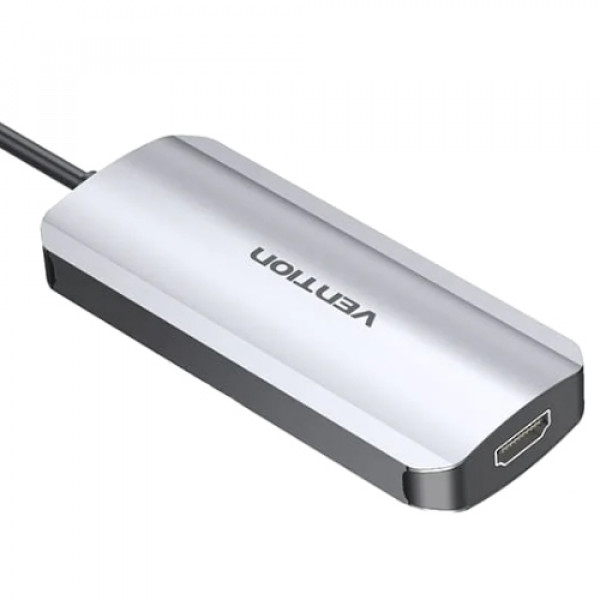 Док-станція USB3.1 Type-C -> HDMI 4K30Hz/USB 3.0х3//PD 100W 5-in-1 Vention