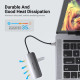 Док-станція USB3.1 Type-C -> HDMI 4K30Hz/USB 3.0х3//PD 100W 5-in-1 Vention