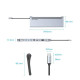 Док-станція USB3.1 Type-C -> HDMI 4K30Hz/VGA/USB3.0x3/RJ45/SD/TF/TRRS 3.5mm/PD 100W Vention 11in1