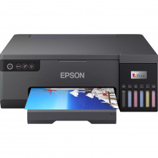 Друкарка А4 Ink Epson EcoTank L8050 (22 стор/хв, 5760х1440dpi, Wi-Fi, СБПЧ, чорний) Фабрика Друку