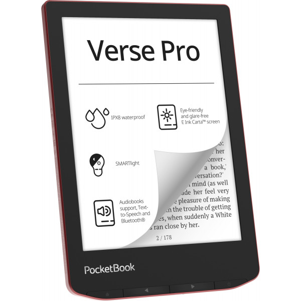 Електронна книжка PocketBook Verse Pro (PB634) Passion Red