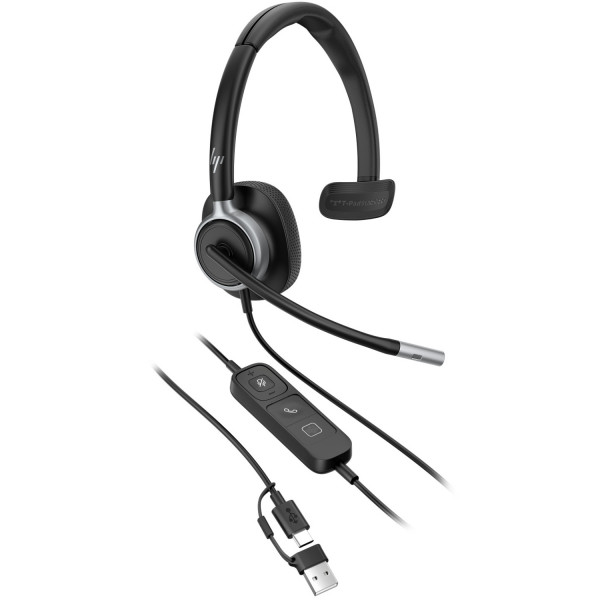 Гарнітура HP Poly Mission 615 Monaural USB-C/A