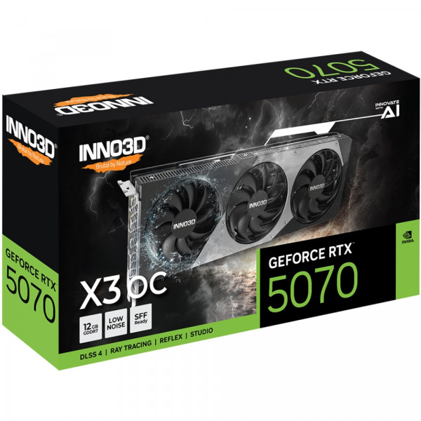 GeForce RTX5070 Inno3D X3 OC, 12GB GDDR7, 192bit, PCI Express 5.0