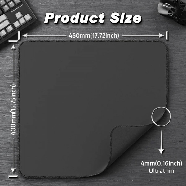 Ігрова поверхня Attack Shark CM02 450x400x4мм Dark gray