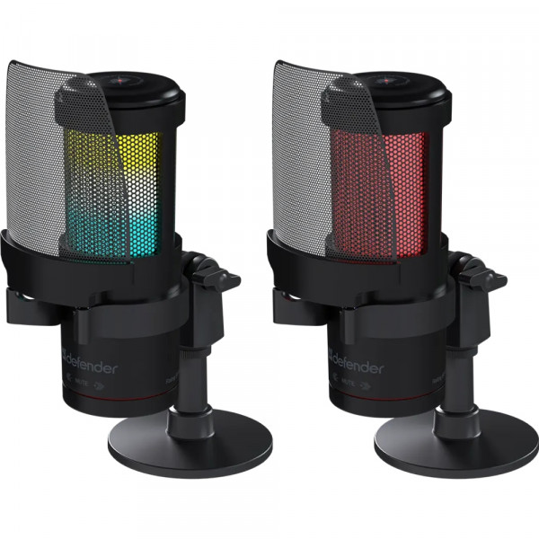 Ігровий стрім мікрофон Defender Impulse GMC 400 USB, RGB, 2.0 м