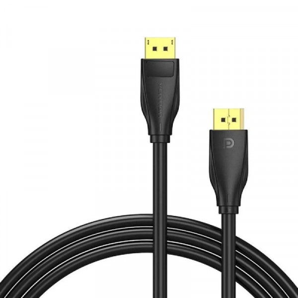 Кабель DisplayPort M - M 1.0м, V1.4, 8K 60 Гц, зворотня сумісність, PVC, Vention