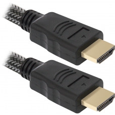 Кабель HDMI M - M, 1.0 м, V1.4, Defender, з феритами, чорний, HDMI-03PRO