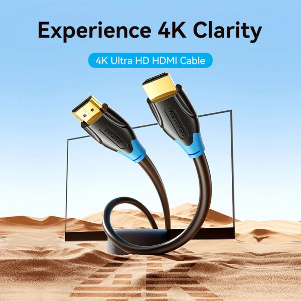 Кабель HDMI M - M, 1.5м, V2.0, 4K 60Гц PVC Vention