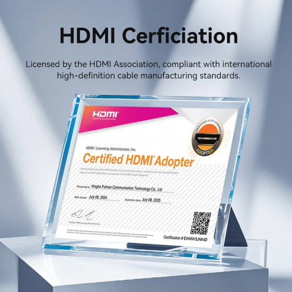 Кабель HDMI M - M, 1.5м, V2.0, 4K 60Гц PVC Vention