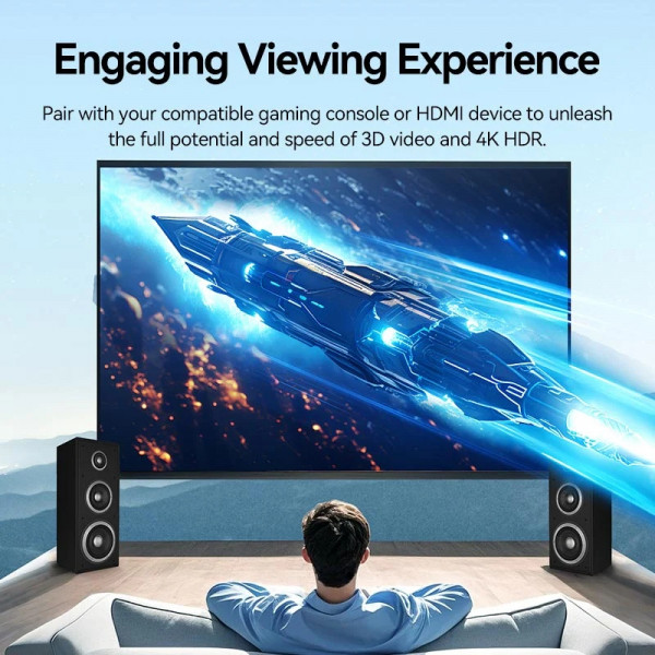 Кабель HDMI M - M, 1.5м, V2.0, 4K 60Гц PVC Vention