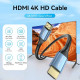 Кабель HDMI M - M, 10.0м, V2.0, 4K 60Гц, Aluminum Alloy Blue Vention